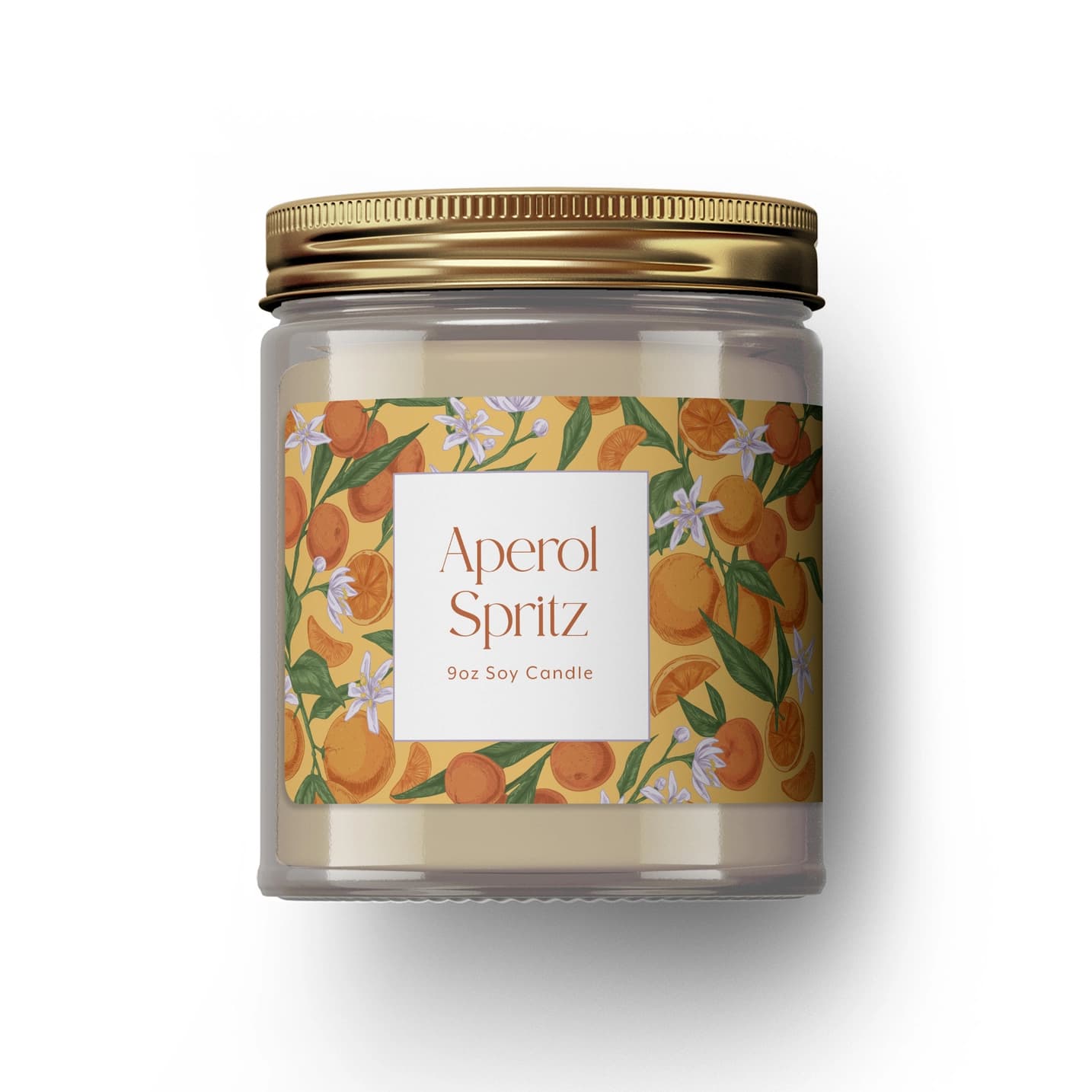 Aperol Spritz 9oz Soy Candle