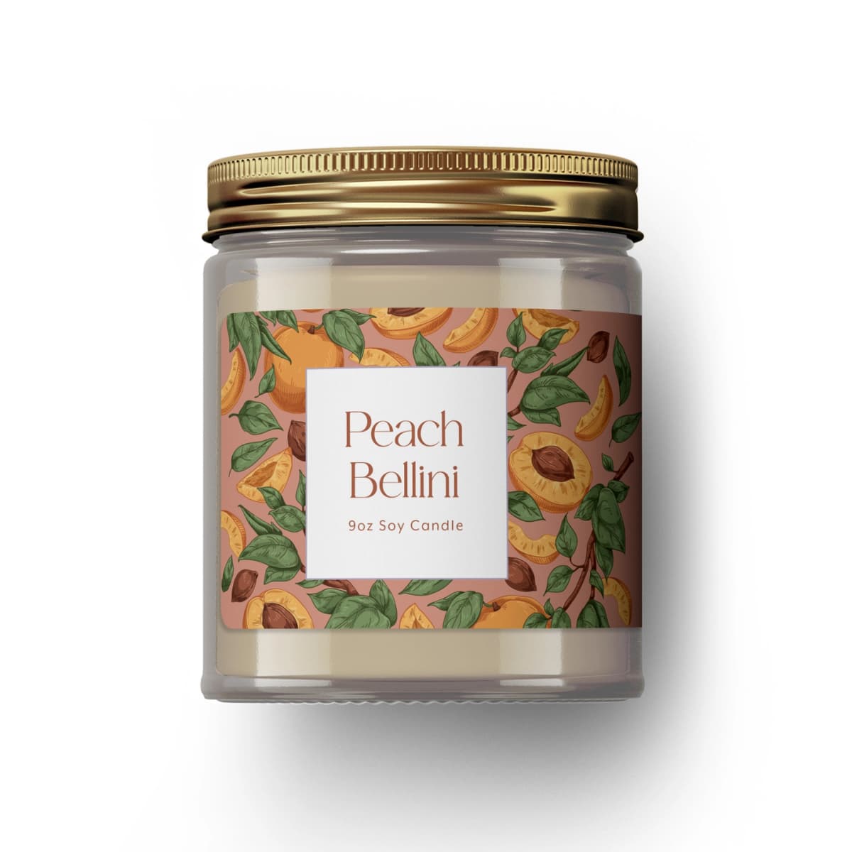 Peach Bellini 9oz Soy Candle