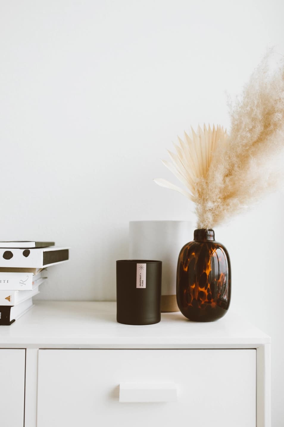 Grapefruit + Flora Matte Black Tumbler Soy Candle