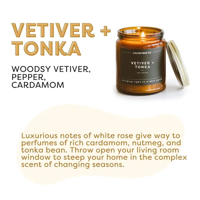 Vetiver + Tonka