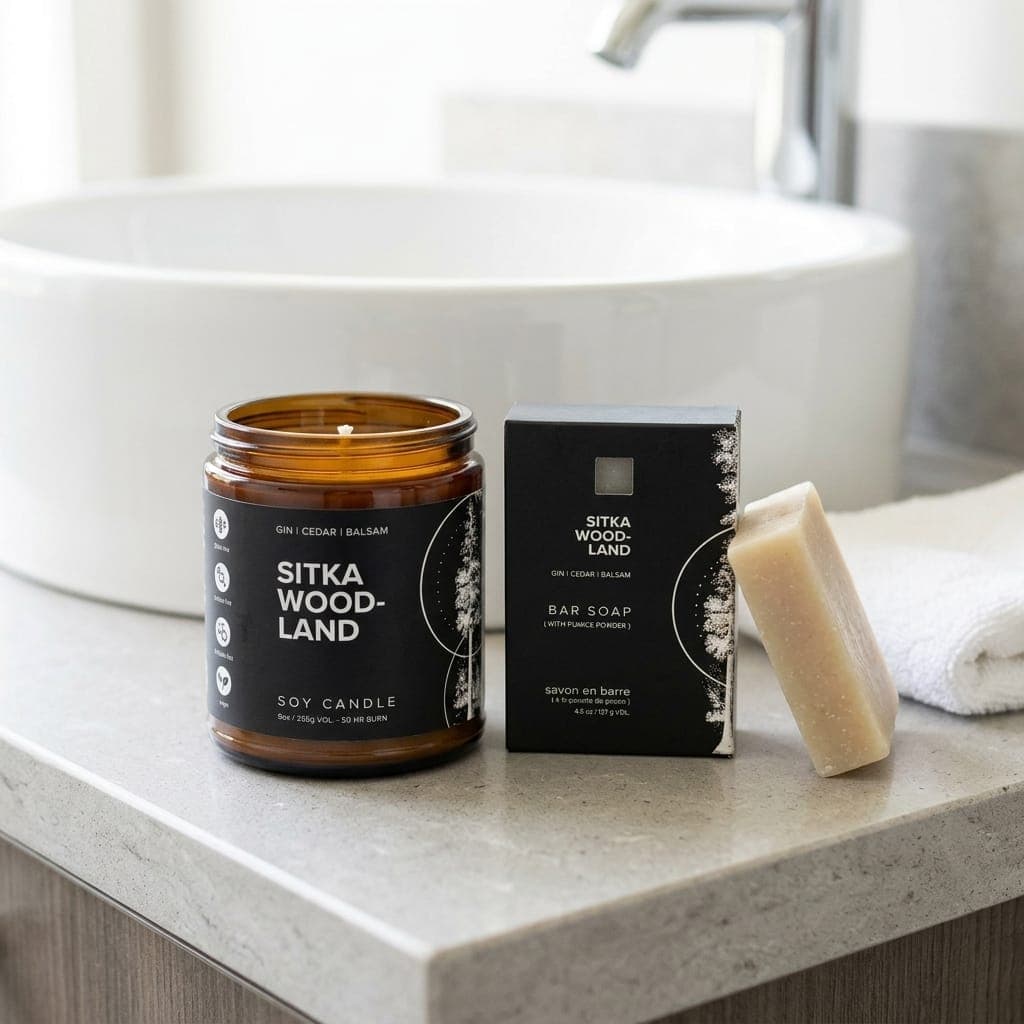 Sitka Woodland Bathroom Set
