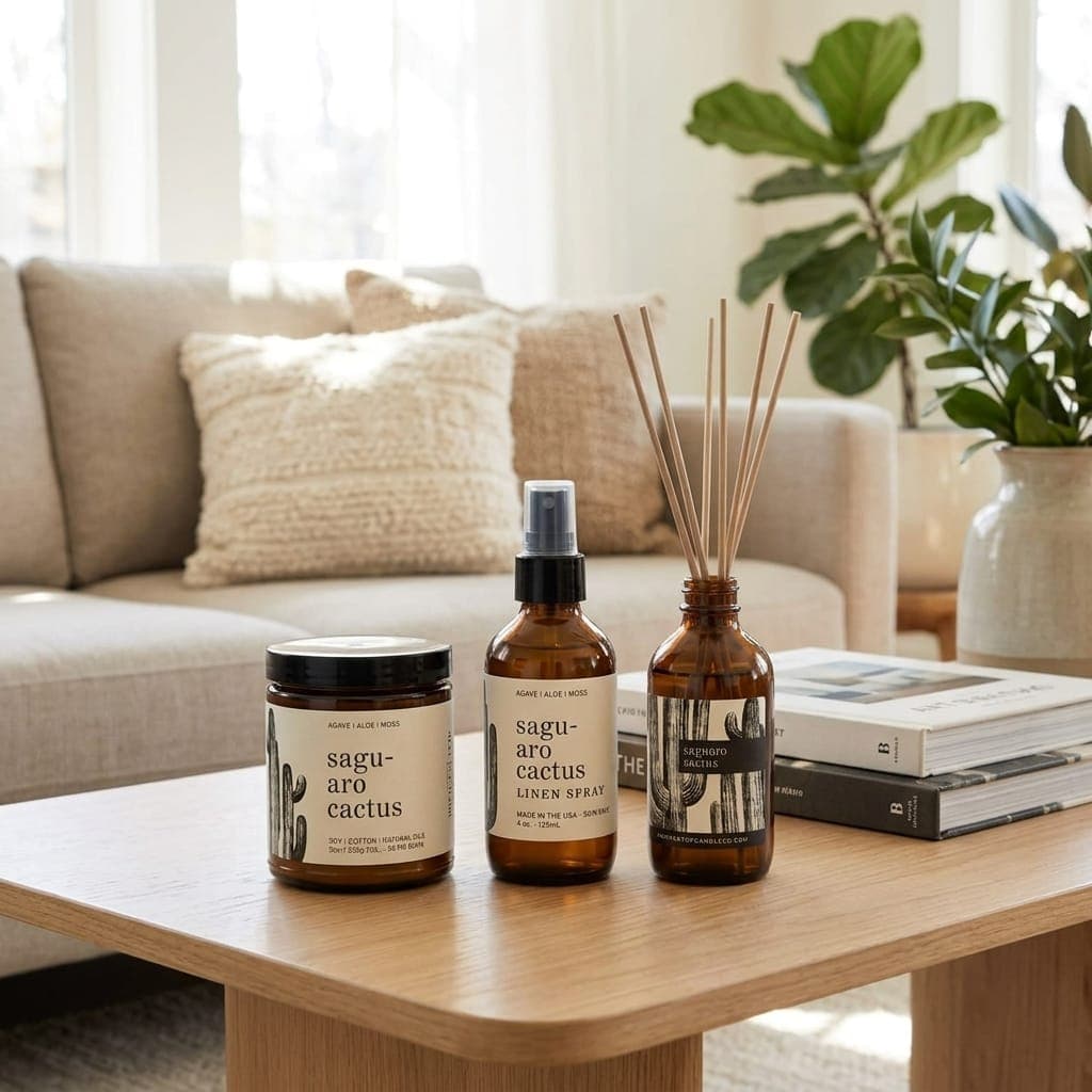 Saguaro Cactus Living Room Set
