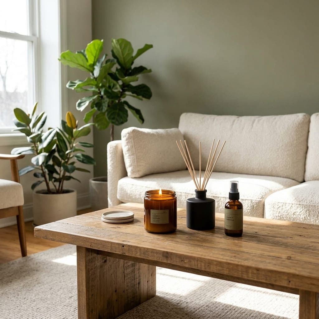 Amber and Oakmoss Living Room Set