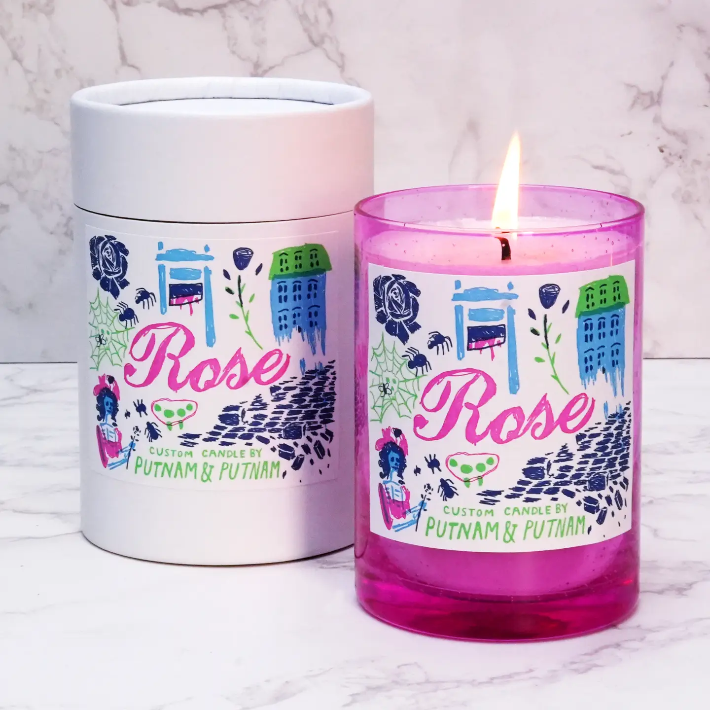 Rose Candle