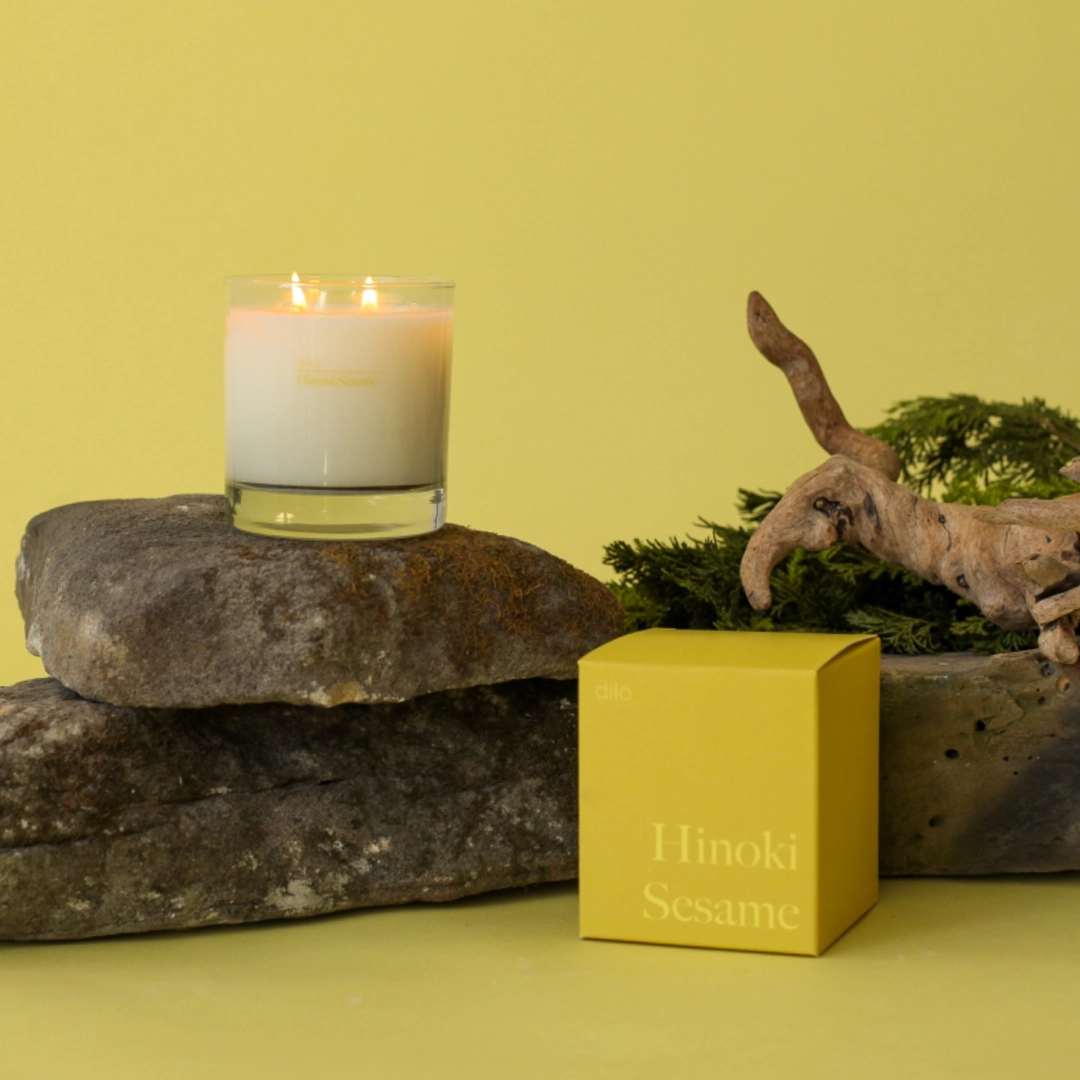 Hinoki Sesame Candle 4