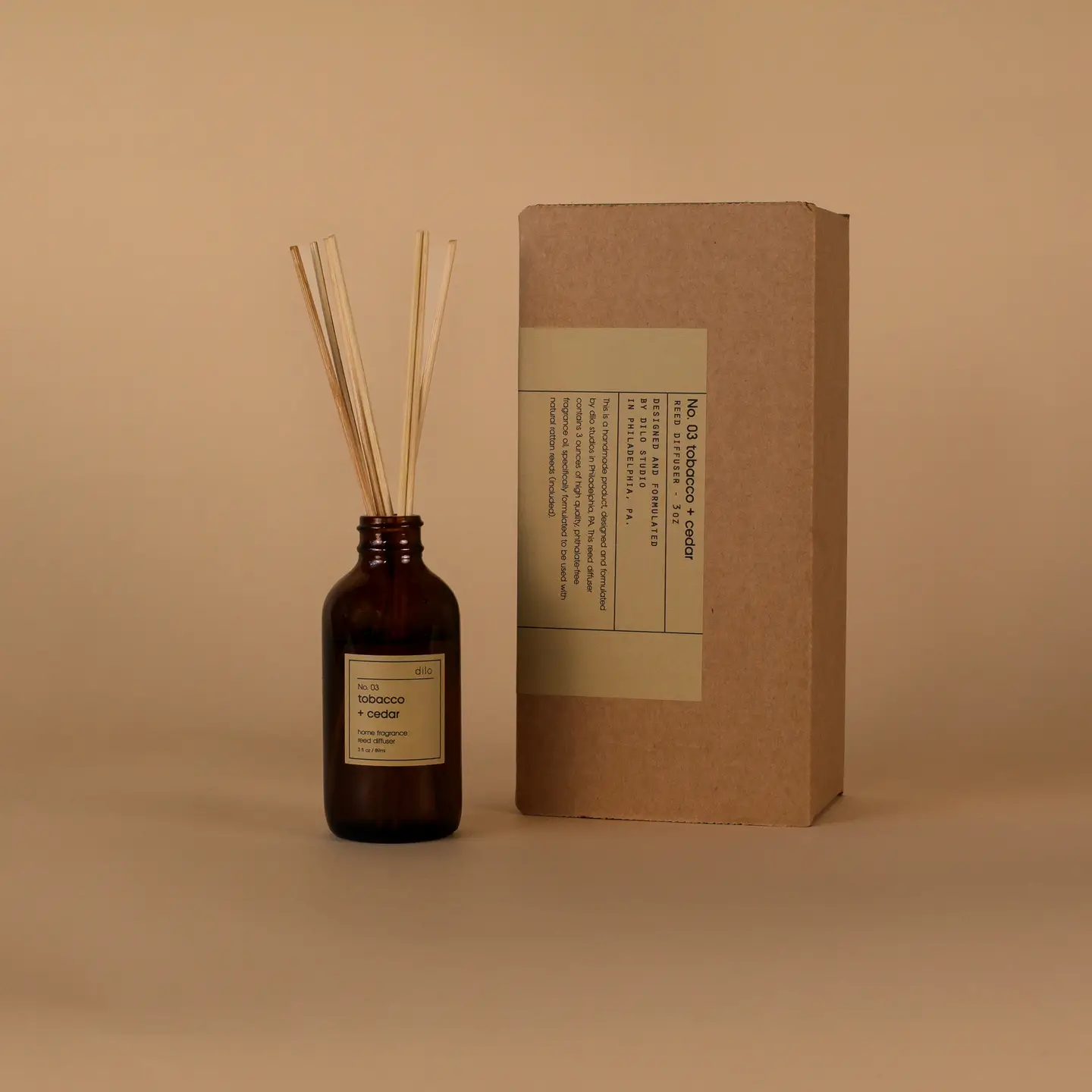 No. 03 Tobacco + Cedar Diffuser 2